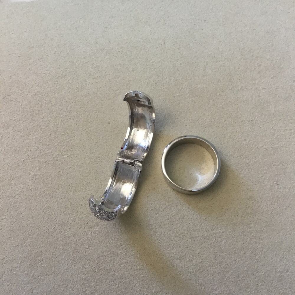 Sterling Silver Heart Crystal "I Love You" Ring - Picture 9 of 13